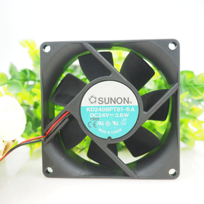 原装SUNON/建准 8025 8厘米 变频器风扇24V 3.4W KD2408PTB1-6A