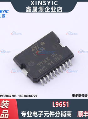 全新原装 L9651 封装 PowerSO-20 功率电子开关芯片 电子元器件