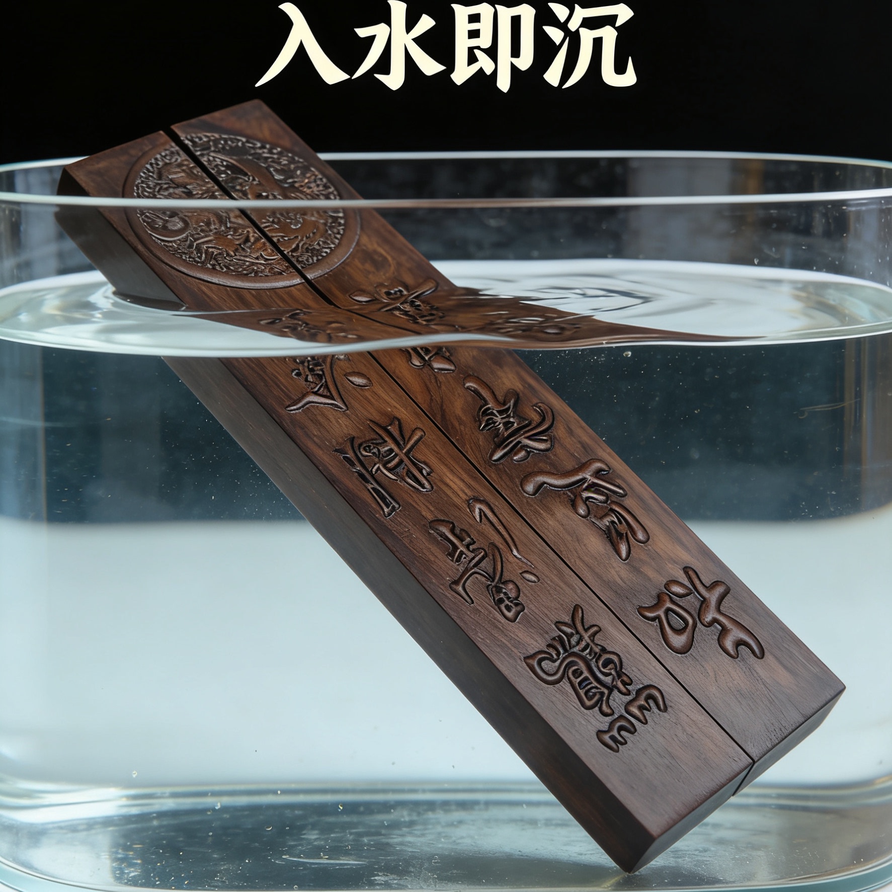 清仓黑梓木浮雕镇尺30cm压纸平稳