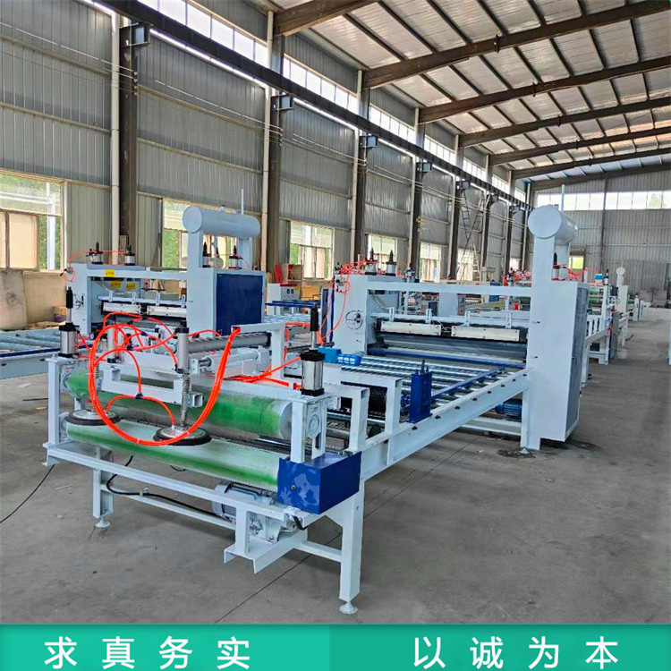 木饰面高光PET覆膜机 钢面镁质复合风管热胶平贴机 防火板贴面机