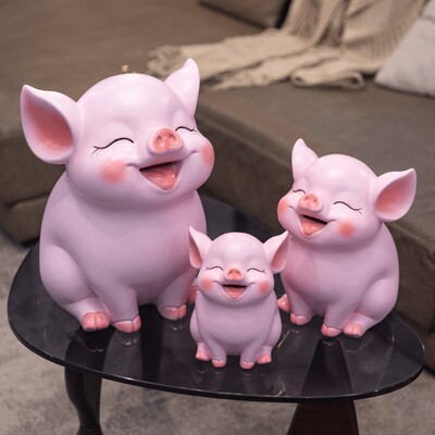 大号可爱猪存钱罐只进不出超大容量大人用储蓄罐摆件儿童生日礼品