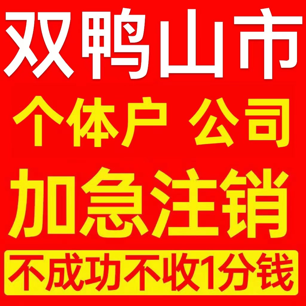 双鸭山市个体户注销营业执照代办企业异常公司注册跨境电商执照