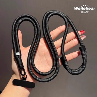 高档旋转扣适用华为苹果vivo小米oppo手机挂绳斜挎可调节肩背挂脖结实防丢防摔多功能手机链