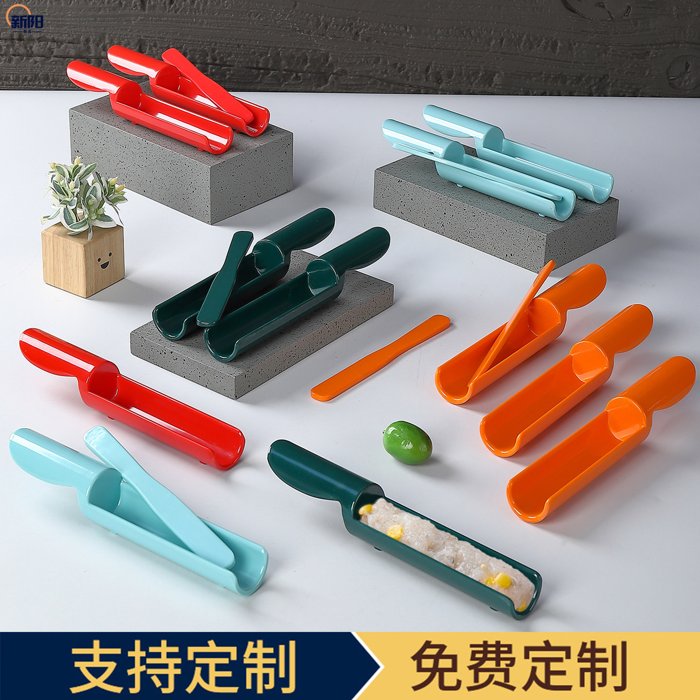 密胺虾滑模具器特色酒店火锅店创意盘仿竹筒肉丸子制作器鱼滑装盘,餐饮具,盘,淘宝优惠券,粉丝福利购,淘宝优惠卷