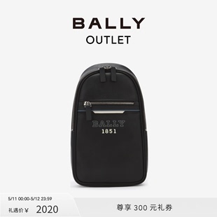 黑色胸包6302614 BALLY 巴利男士