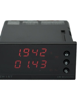 青智ZW1622W盘装电量表交流单相有功功率表电能表计时器500V15A