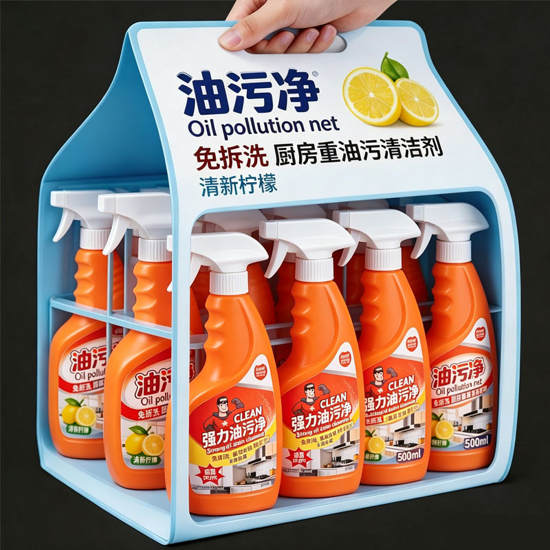 厨房强力泡沫除油清洁剂