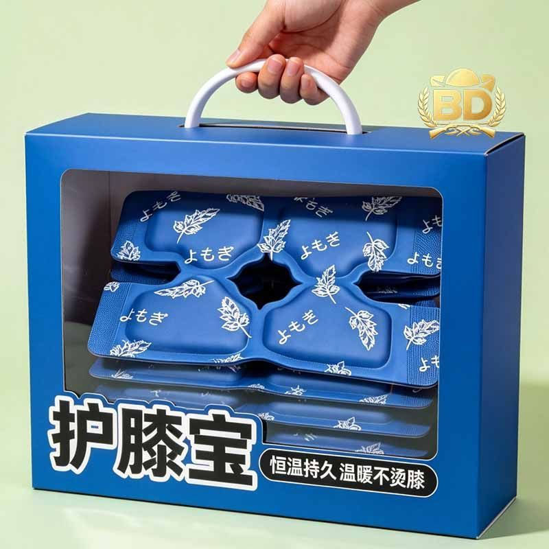 艾草蒸汽护膝宝热敷贴自发热老寒腿保暖膝盖贴暖宝宝冬季暖膝神器
