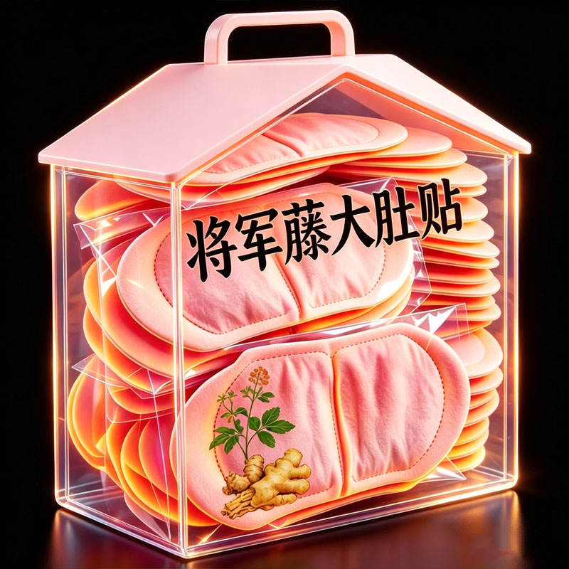 将军藤艾草大肚贴贴艾灸热敷贴蒸汽暖身腰腹寒湿艾脐贴自发热贴