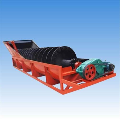 矿山尾料选矿洗石机螺旋蛟龙沙子洗石设备卧式山泥石粉洗沙机