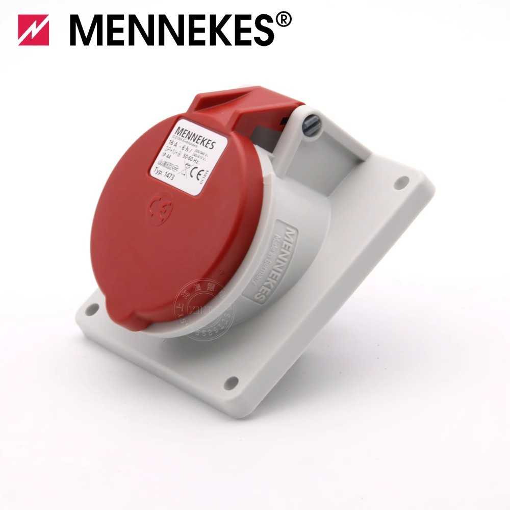 正品德国曼奈柯斯MENNEKES工业斜插座连接器TYP：1473三相五芯16A