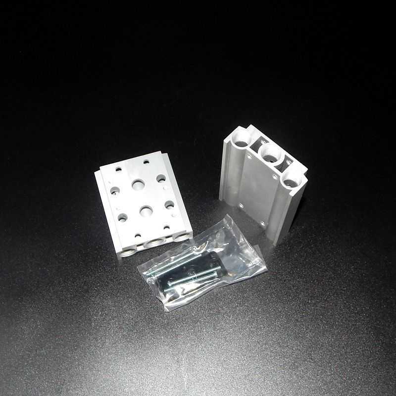 电磁阀底座4V汇流板400M300M200M100M-2F3F4F5F6F7F8F9F10F位联