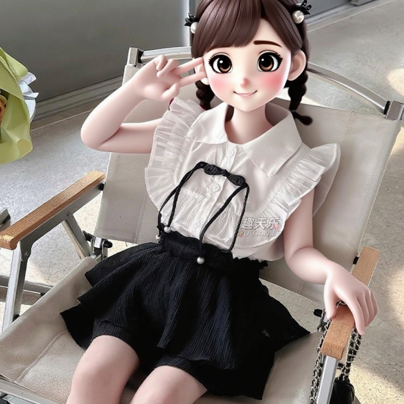 bjd3分娃衣硅胶玩偶娃娃套装