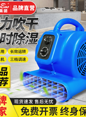 白云超宝吹风机CB350N商用大功率地面吹干机餐厅厕所吹地强力除湿