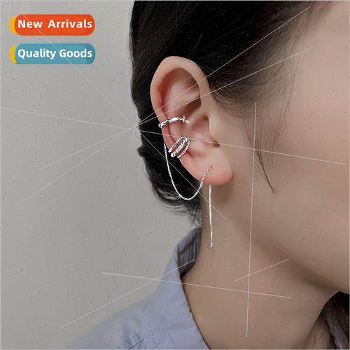 Spiral pattern earwire ear clips onepcs female ins multi-lay