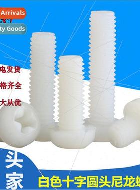 Whe nylon screws bolts round head Phillips plastic screws In