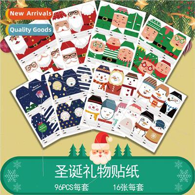 CM2108001 Christmas gift stickers Greeting card stickers Sea