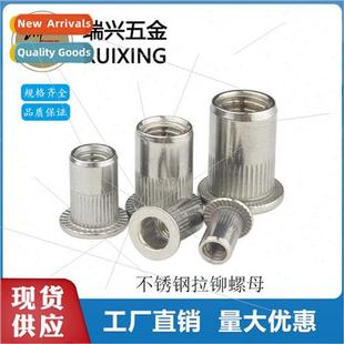 304 M12 Nut Head Vertical Rivet Flat