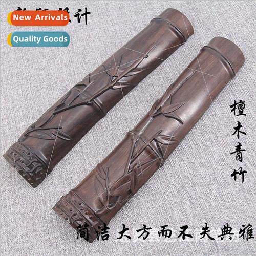 Red wood carving handicraft ebony zan green bamboo purple ba