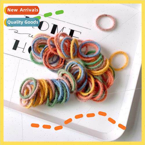 Children do not hurt hair small leather bcolor tie hair circ