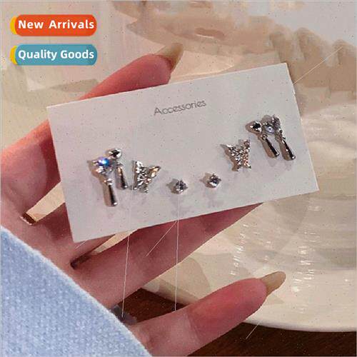 quid Butterfly Raise Ear Hole 6 pcs Earring Set 2023 New  ch