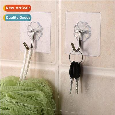 Household transparent hooks strong magic -marking nail-free