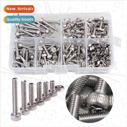 Hardware Screws 250PCS 304 Cylindrical Head Hexagon Socket H
