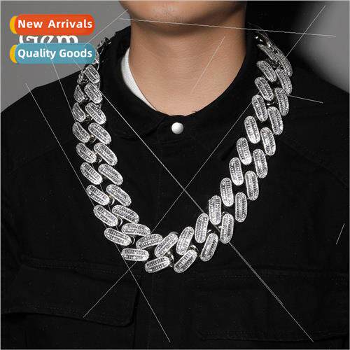 Europe 26MM fashion zirconia Cuban chain hip hop gangster ha