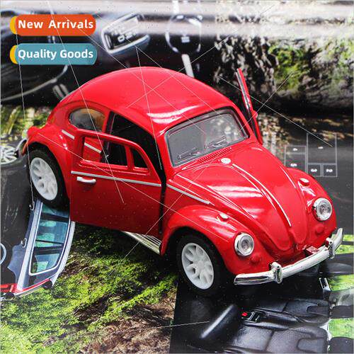Boxed Classic Beetle classic car alloy material back to open