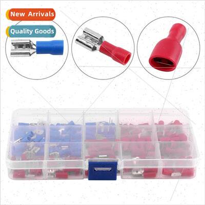 140pcs Red Blue Cold Voltage Terminals Boxed Pre-insulated C
