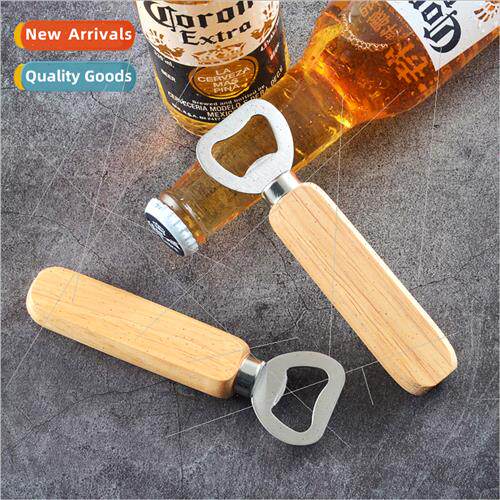 Stainless Steel Bottle Opener Beer Wine Driver Creative Wood