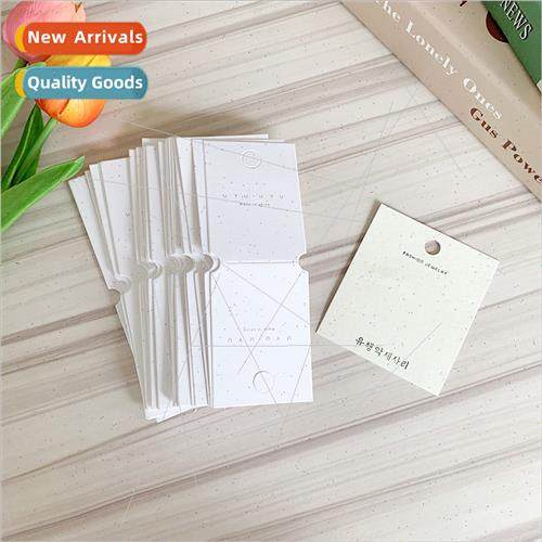 Korea English hairpin hair circle card hair accessories pape