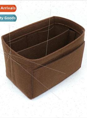 Felt Cosmetic Bag Removable Cosmetic Organizer Large Capacy