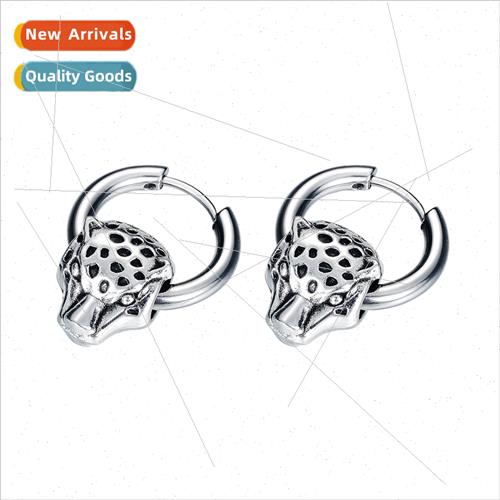 Korea earrings fashion earrings tide men jewelry tanium stee