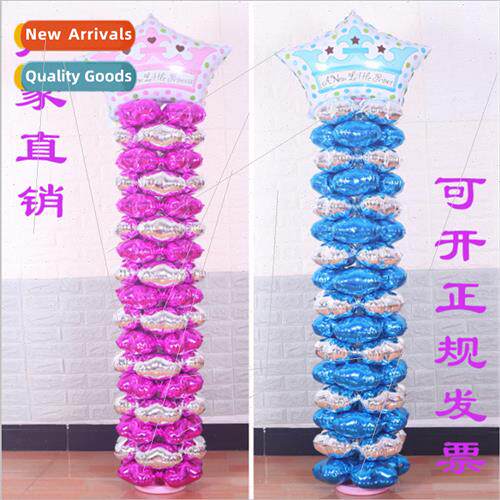 Birthday venue decoration balloon curb baby full moon alumin