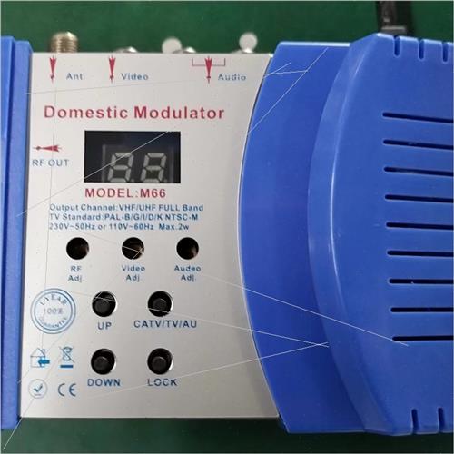 Home Modulator AV TO RF Modulator VHF UHF M66 家用调制器