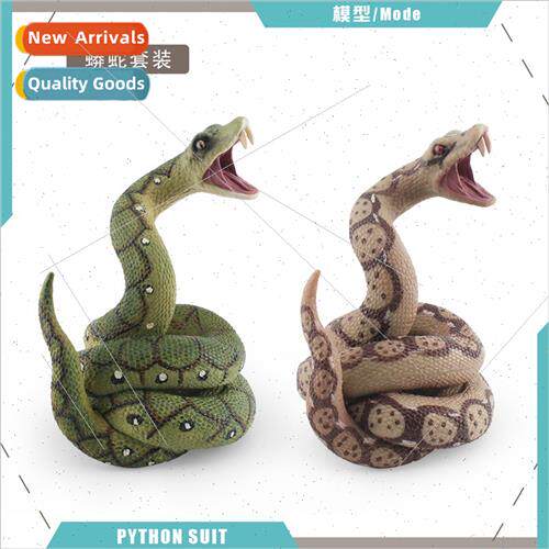 Wild reptile toys solid python python snake children science