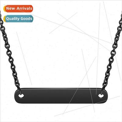 Polished Stainless Steel Rectangle Three Color Heart Long Ba