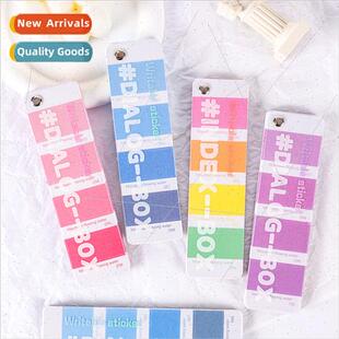 Color card index stickers colorful labels stickers simple in