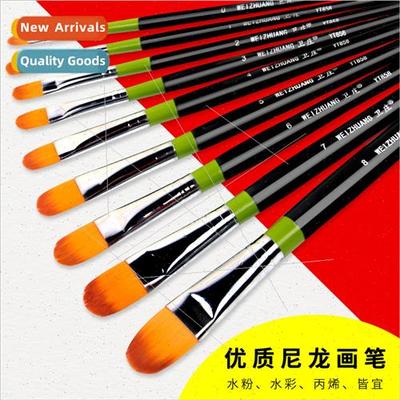 Nylon Hair Round Tip Gouache Pen Watercolor Acrylic Oil Pen