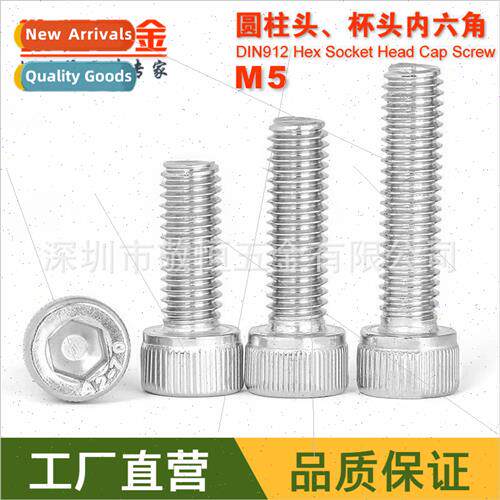 304 cup head hexagon socketscrews M5*6 8 10 12 16 20 30 40 5