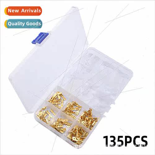 135PCS Gold lver Cold Pressed Reed Inserts 2.8 4.8 6.3mm Ter