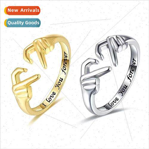 Romantic Hands Beating Hearts Ring Europe Love Embracing Han