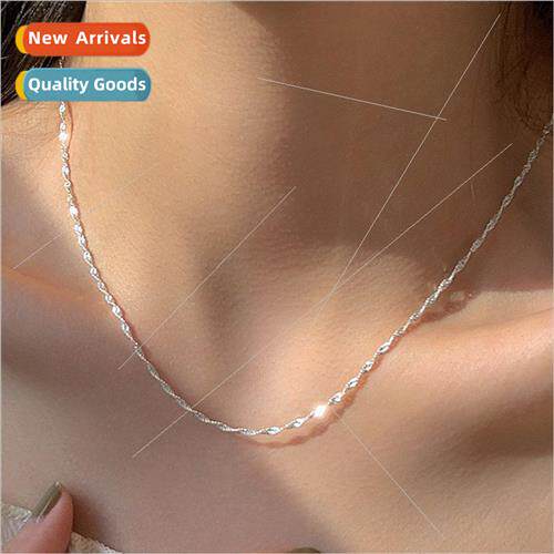 Europe jewelry ins simple collarbone chain female premium hu