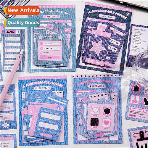 Predictable future cowboy sticker pack Korea handbook materi