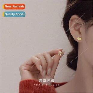 S925 lver Vintage Locked Happiness Earrings Female Joyful Ch