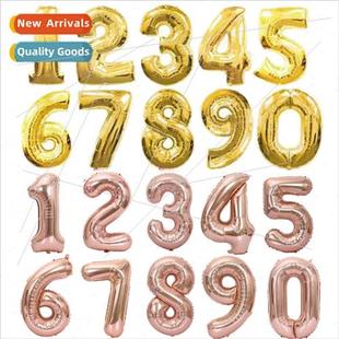 Wedding Decoration Balloons 32 inch Large Number Balloons Bi