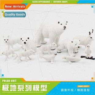 Model Arctic Rabb Whe Fox Polar Bear Beluga Seal Whe Owl Pol