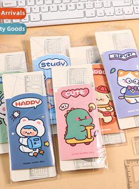 Set rulers ery cute set ruler cartoon children school suppli