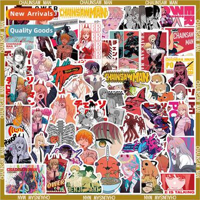 50 Japan anime chainsaw man stickers waterprograffi decorati